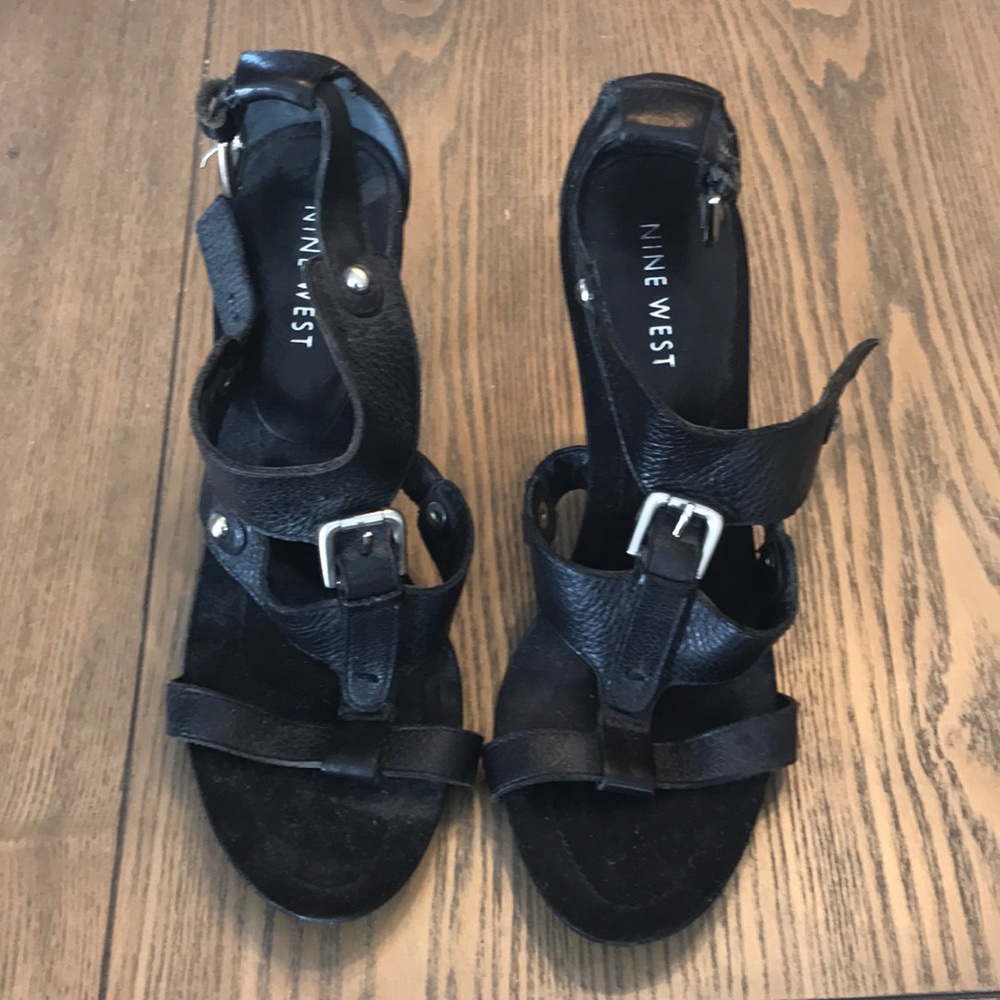 Nine West leather heels